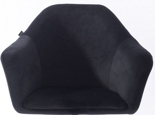 elegancki czarny fotel wygodny